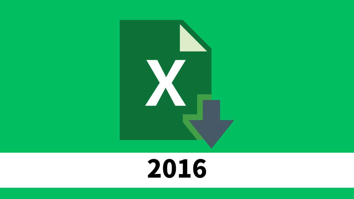 Excel 2016 Learning（入門編）